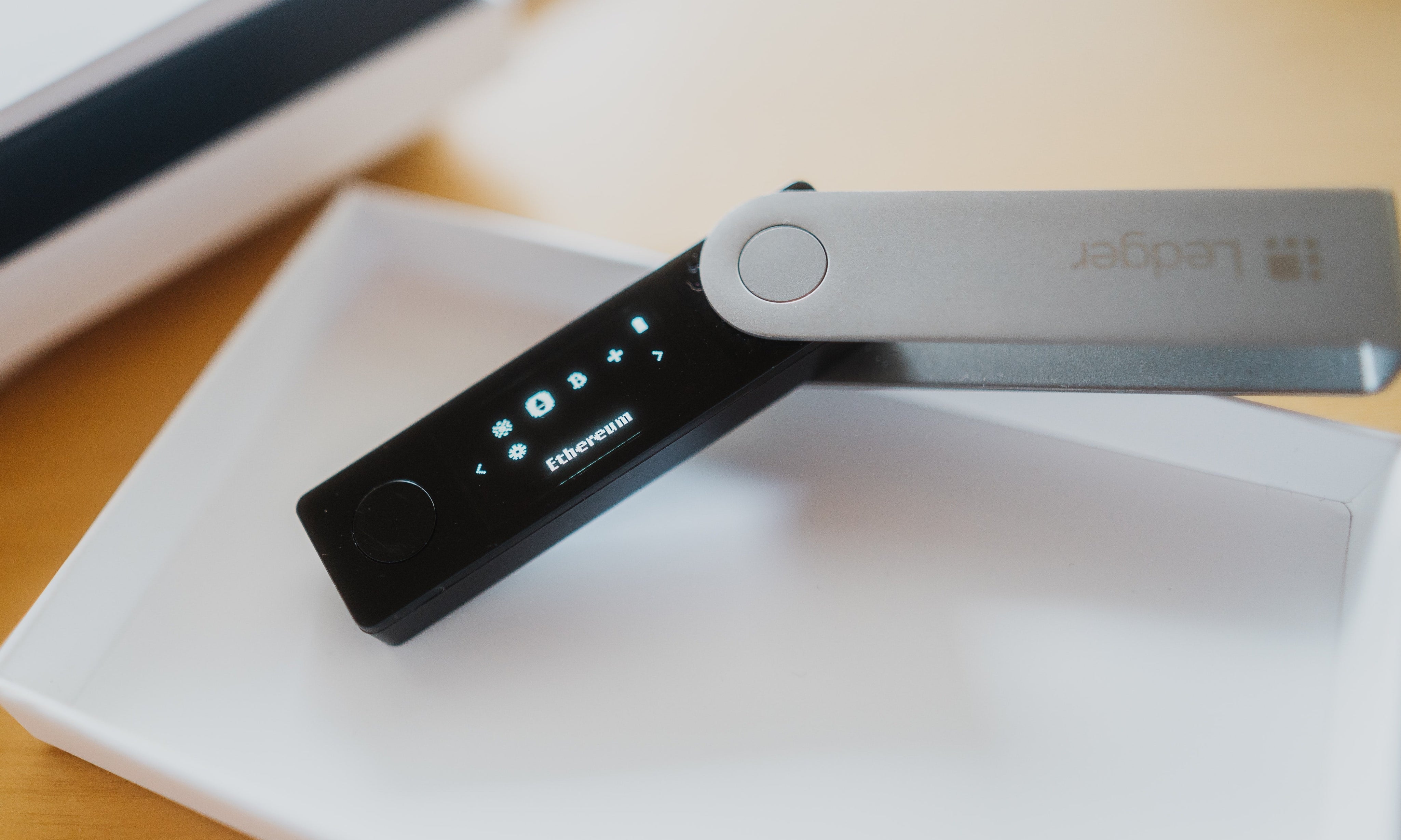 Ledger Nano X hardware wallet.