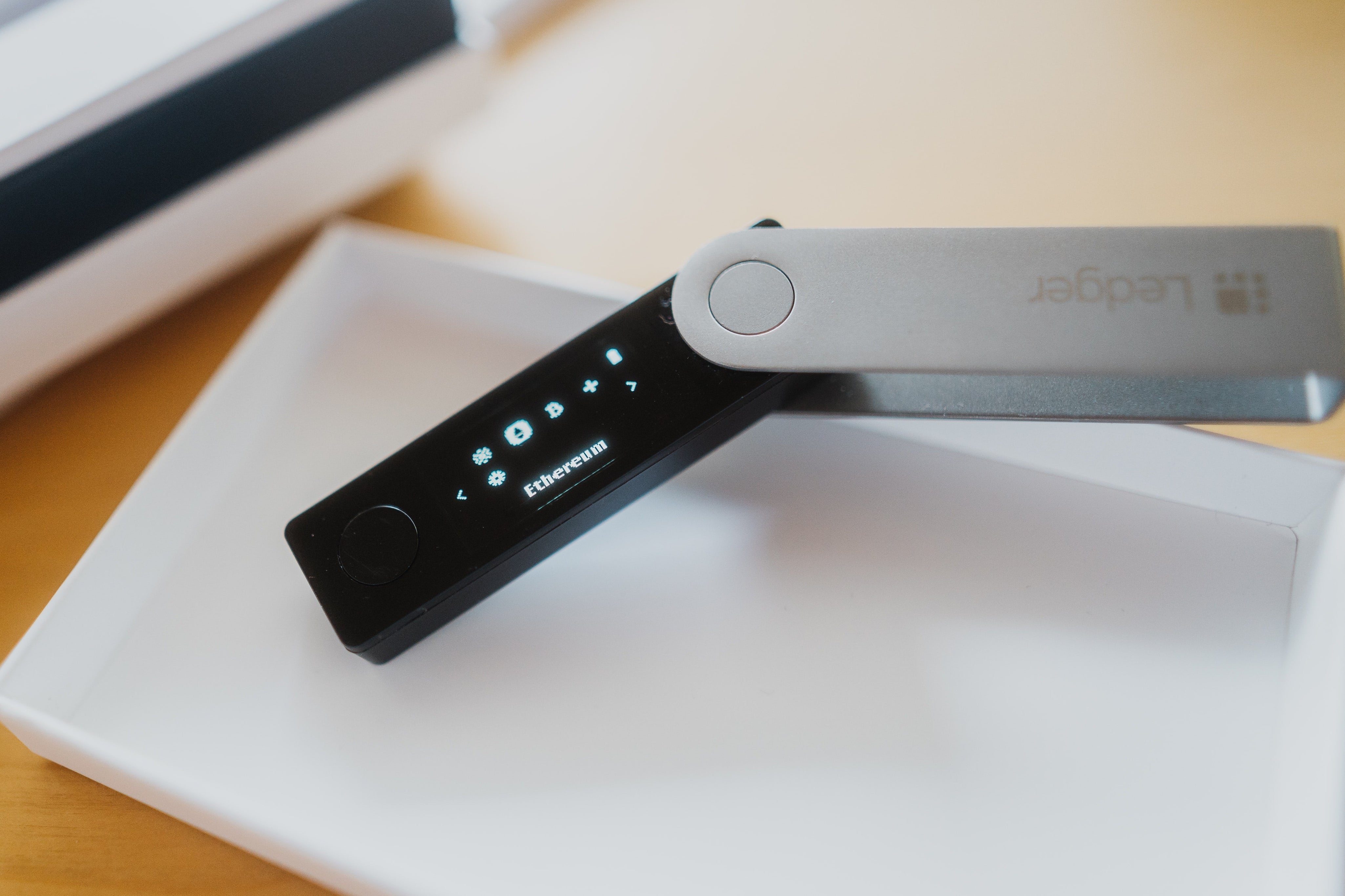 Ledger Nano X hardware wallet.