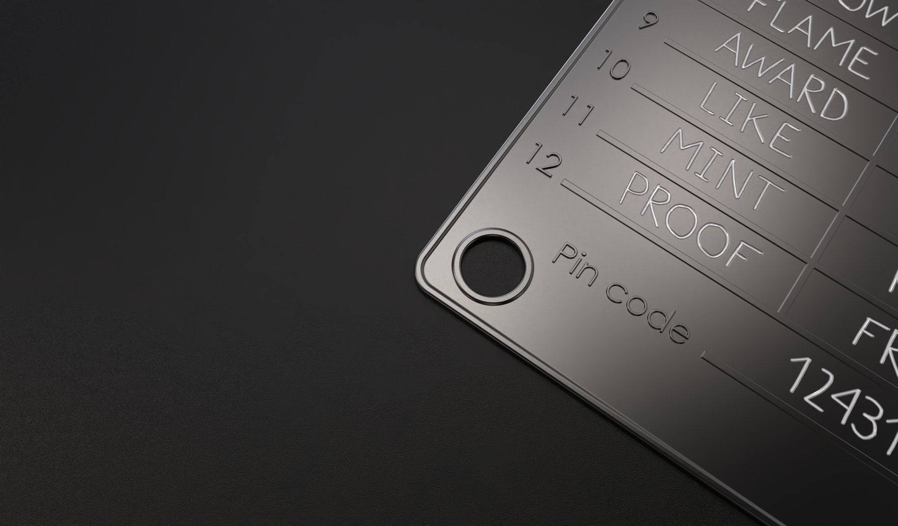 Seed Phrase Steel Backup Wallet