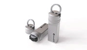 Two sandblast titanium storage capsule for Ledger Nano hardware wallet