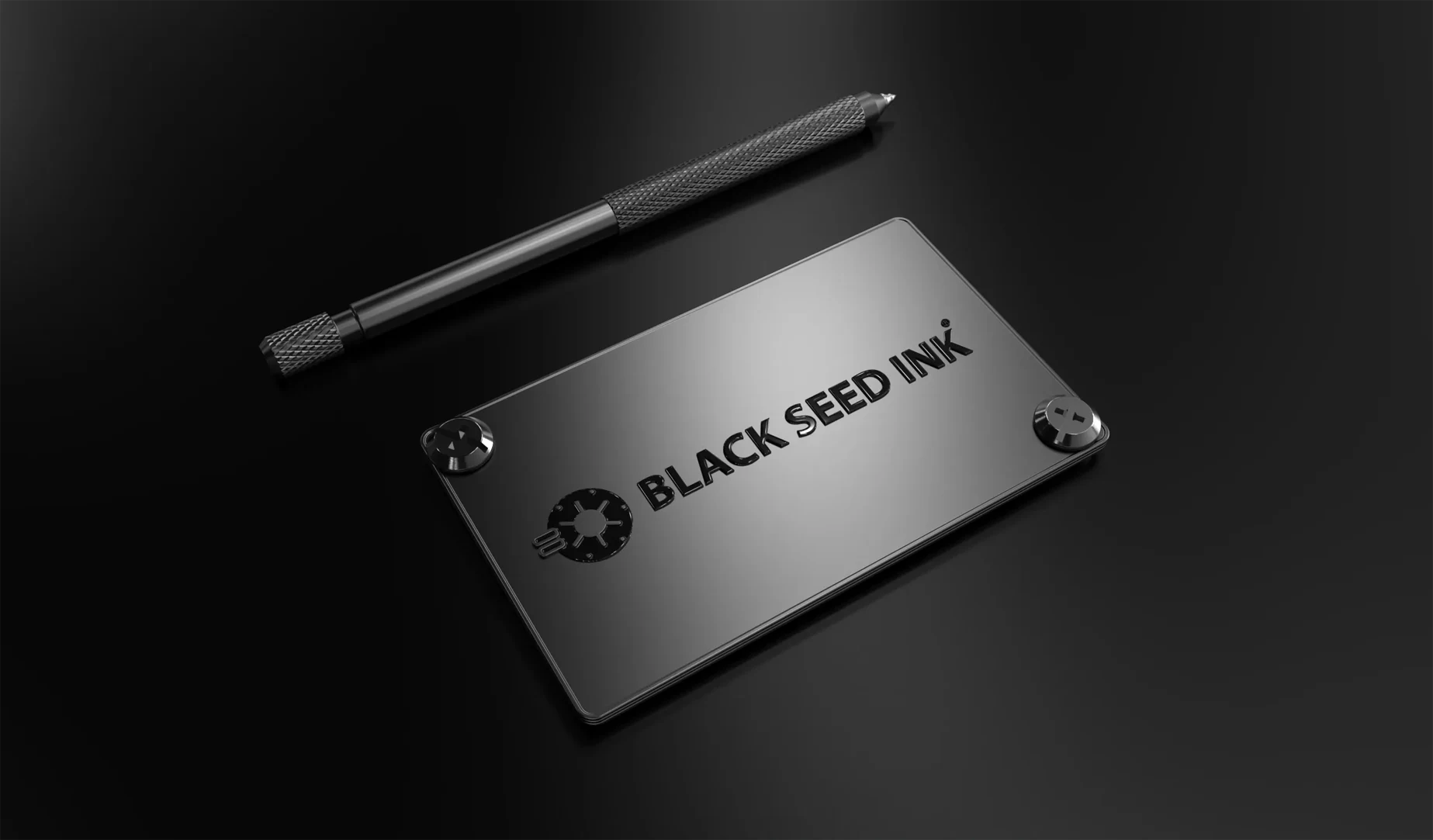 A close-up image of a steel plate with engraved alphanumeric characters. This steel plate serves as a backup for a cryptocurrency seed wallet, which is used to store digital assets securely. The engraved characters on the plate represent a unique set of words that act as a recovery phrase for the wallet. The steel plate provides a durable and tamper-proof backup solution for protecting the cryptocurrency funds.