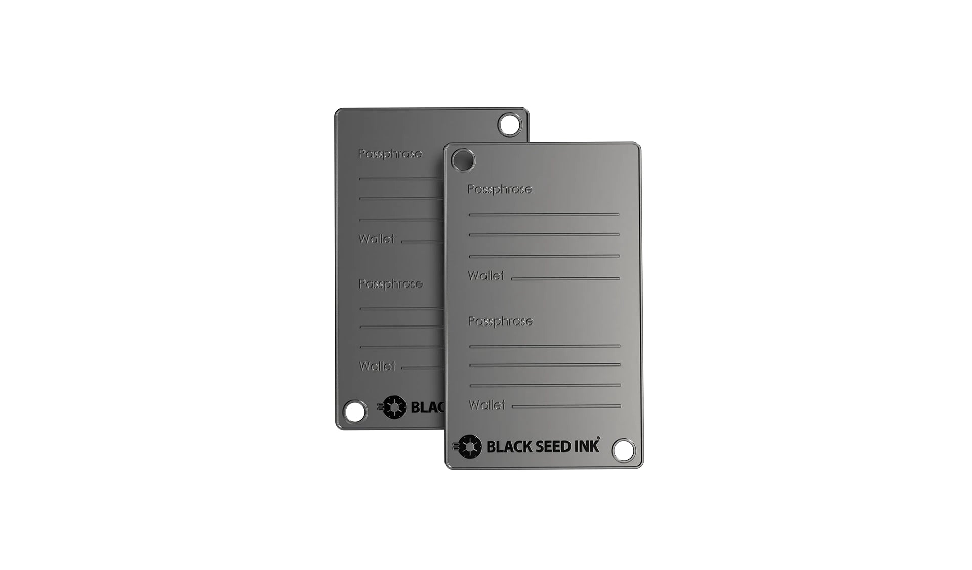 Two passphrase cold wallets