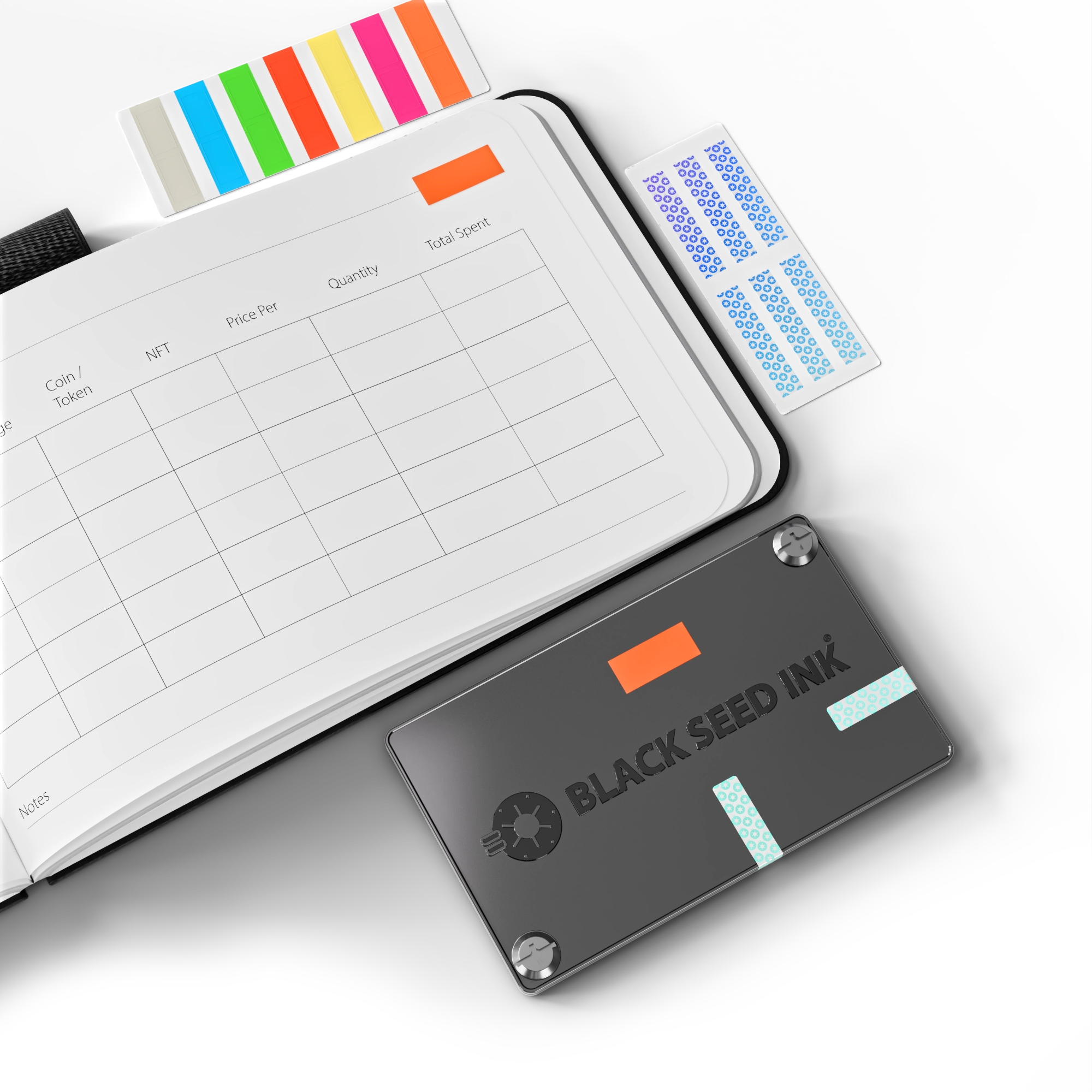 Wallet Security Kit (Tamper Seals + Color-Codes + The IndeX)