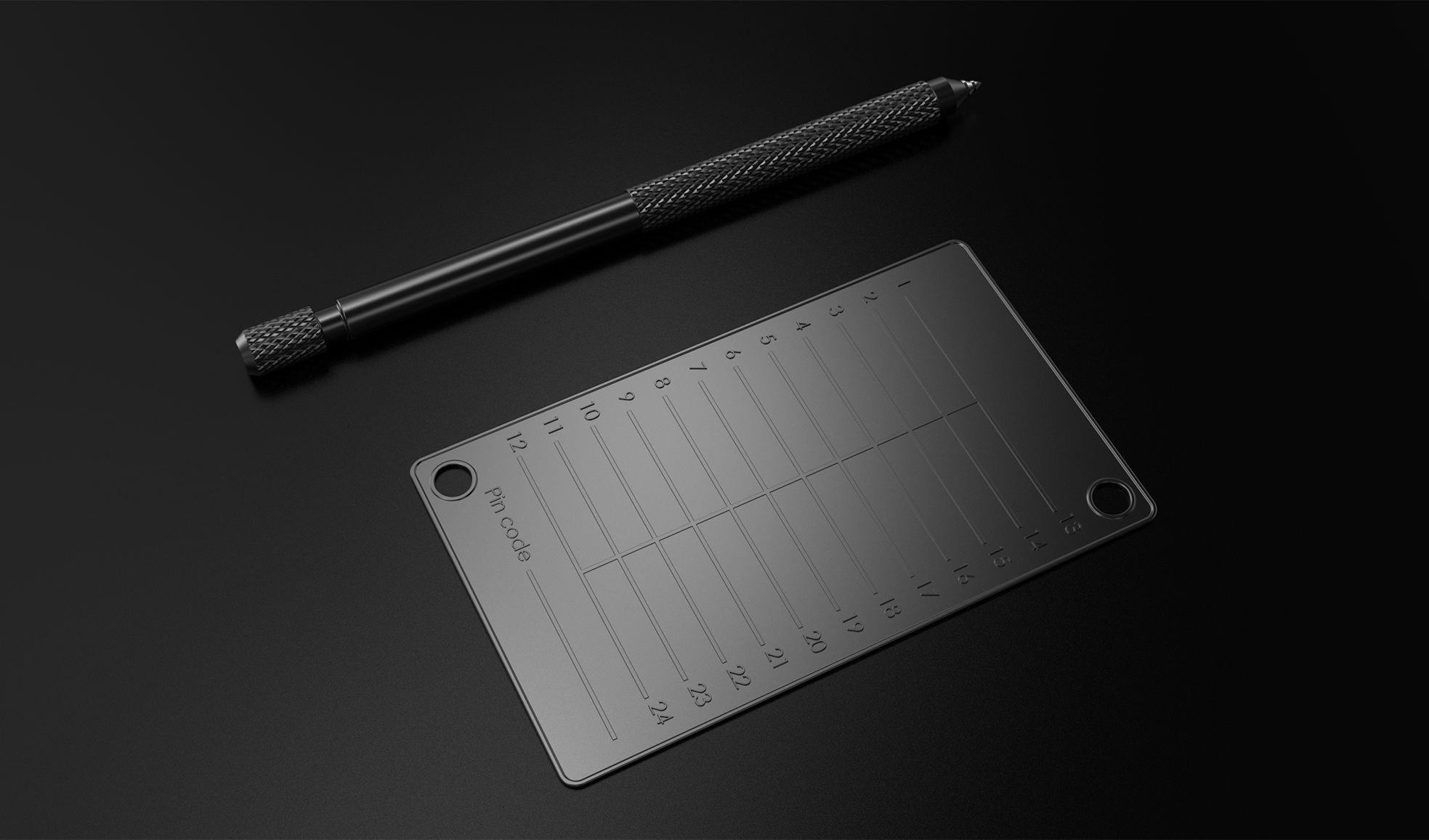 Black Seed Ink's Single Steel Seed Wallet & Etching Tool, providing secure storage solutions for crypto wallet users.