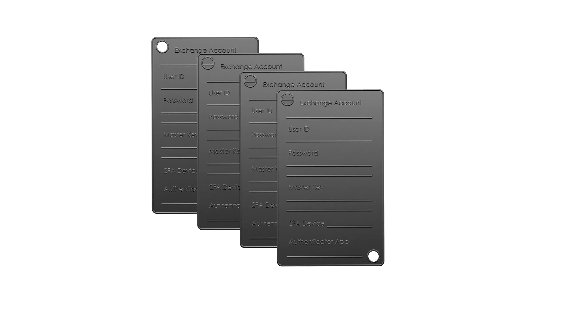 Four crypto exchange cold wallets