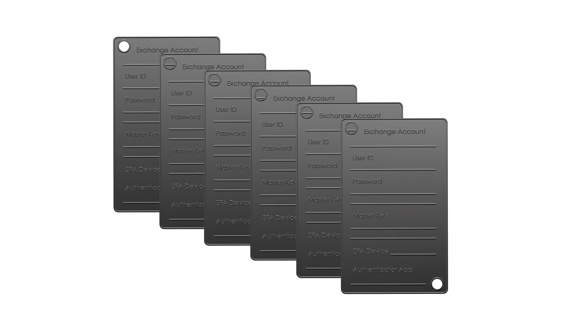 Six crypto exchange cold wallets